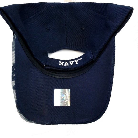 Retired Navy Hat Wirh Camo Inset - Picture 4 of 4